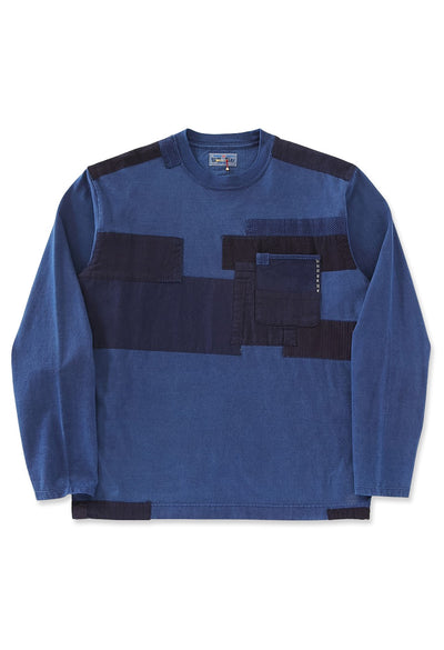 インディゴネンリン ロングスリーブTシャツ - INDIGO