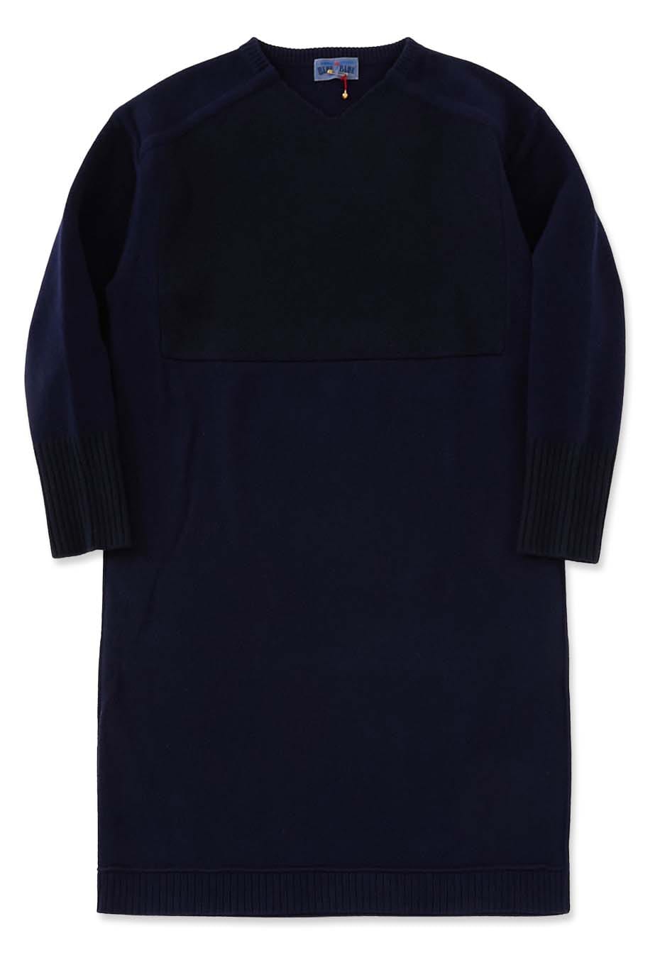 ヤクカシミヤ ニットワンピース - DARK NAVY