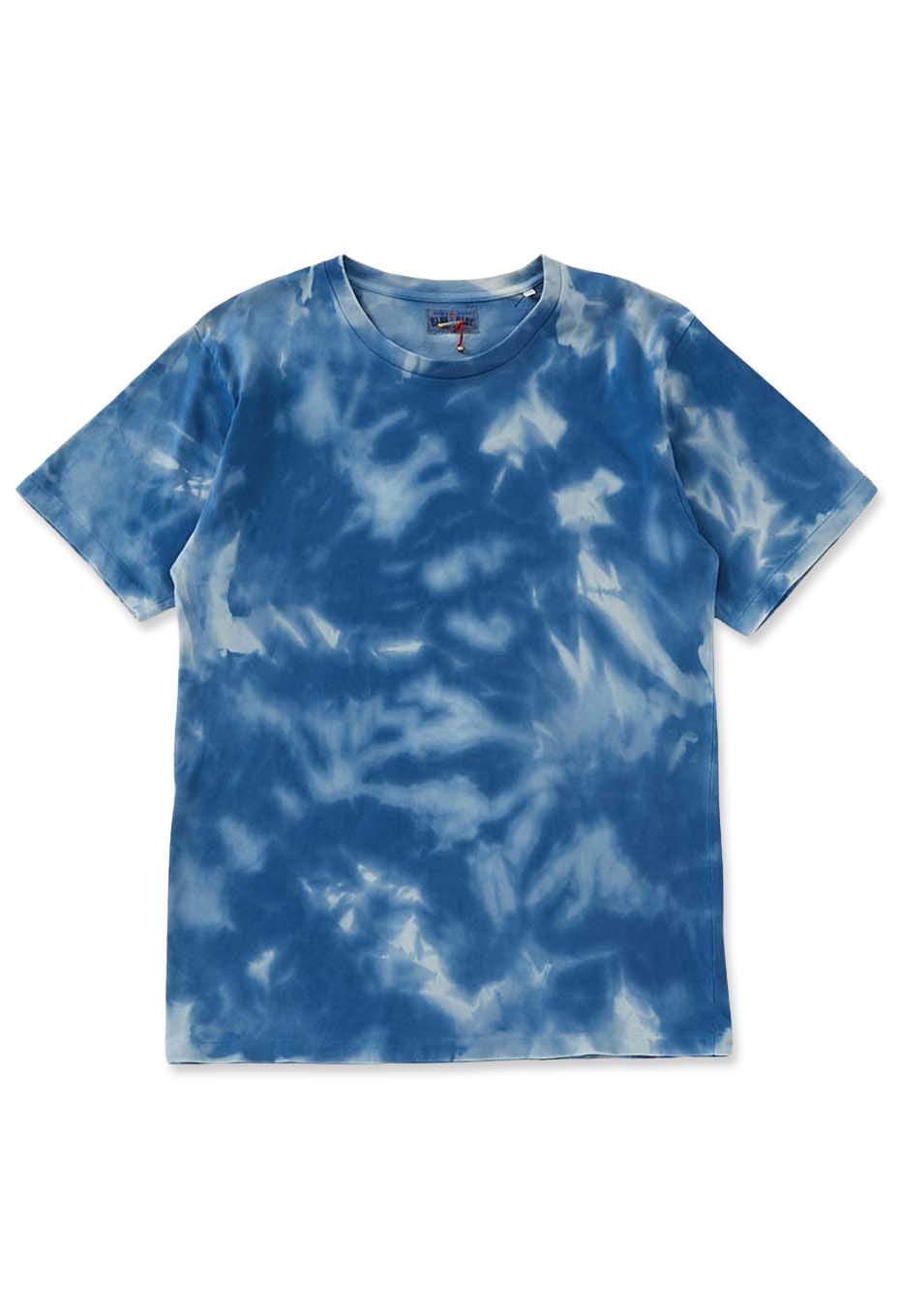 インディゴテシボリバッセン ショートスリーブTシャツ - INDIGO