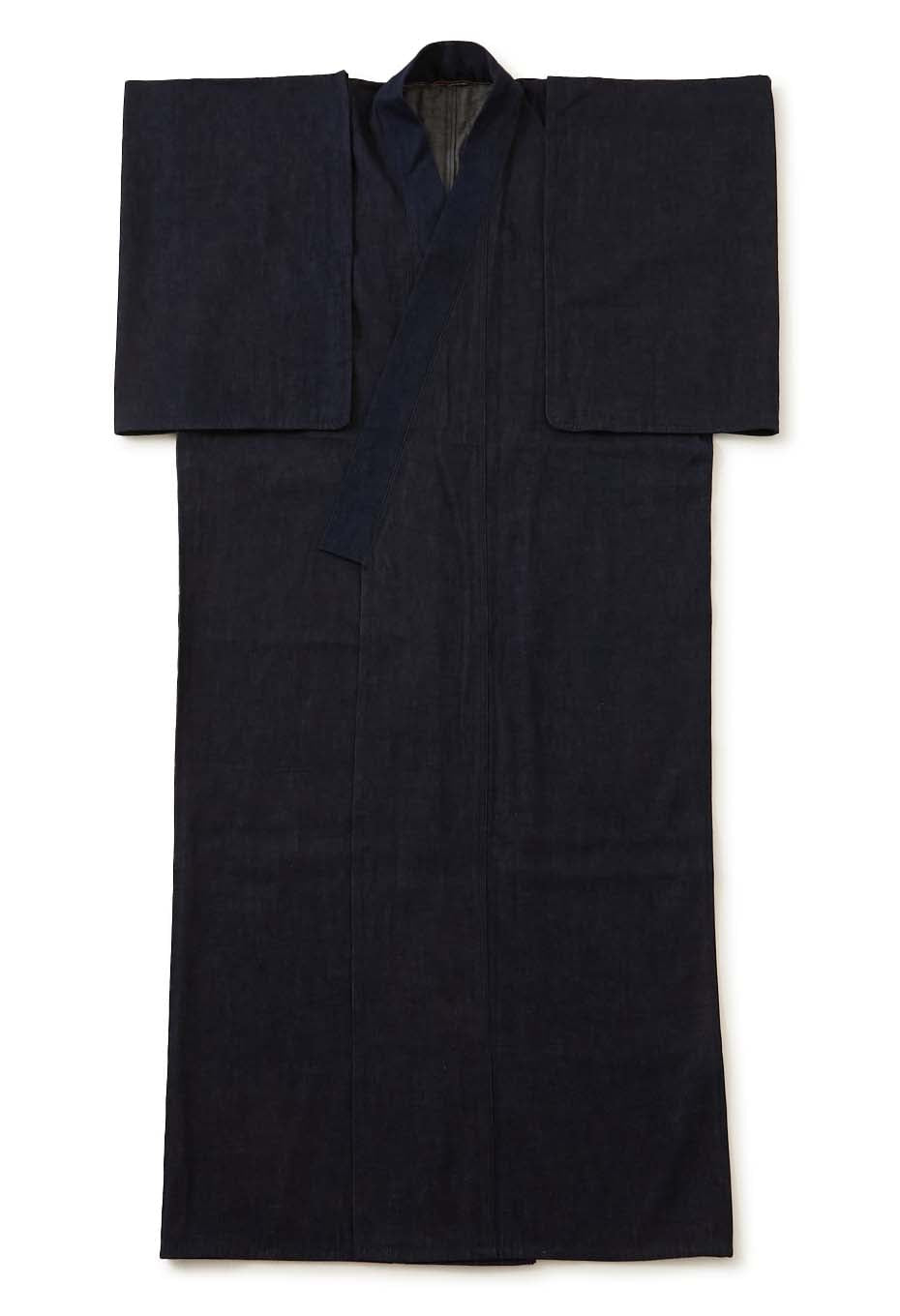 Akamimi Denim Yukata Men's - INDIGO