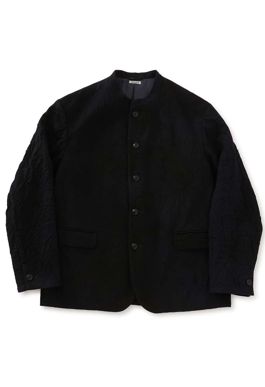 ムラゾメウール 5Bスタンドカラージャケット - DARK NAVY