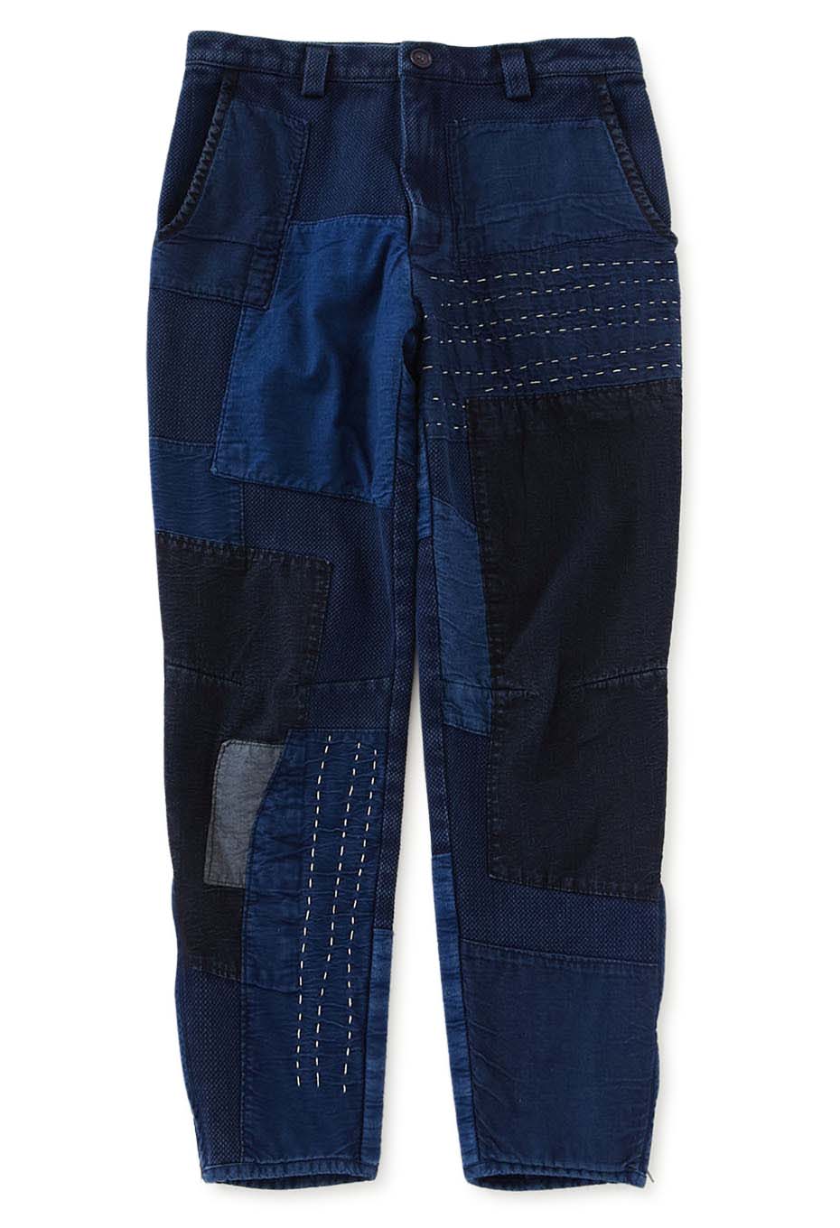 Nenrin Sashiko Matsuri Pants - INDIGO