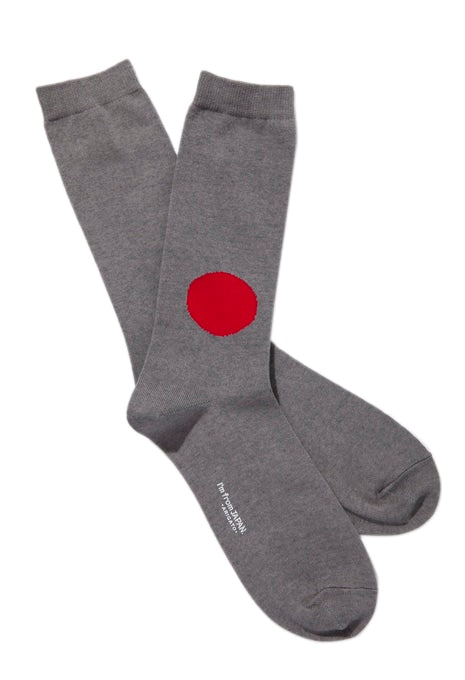 JAPAN FLAG socks - GRAY