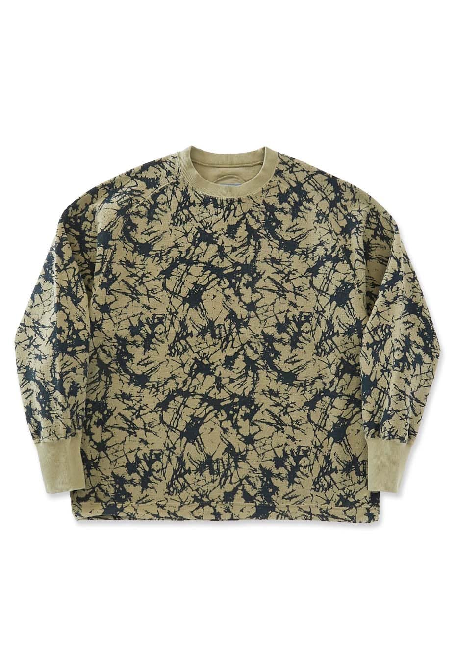 ウラケプリントプルオーバー - OLIVE