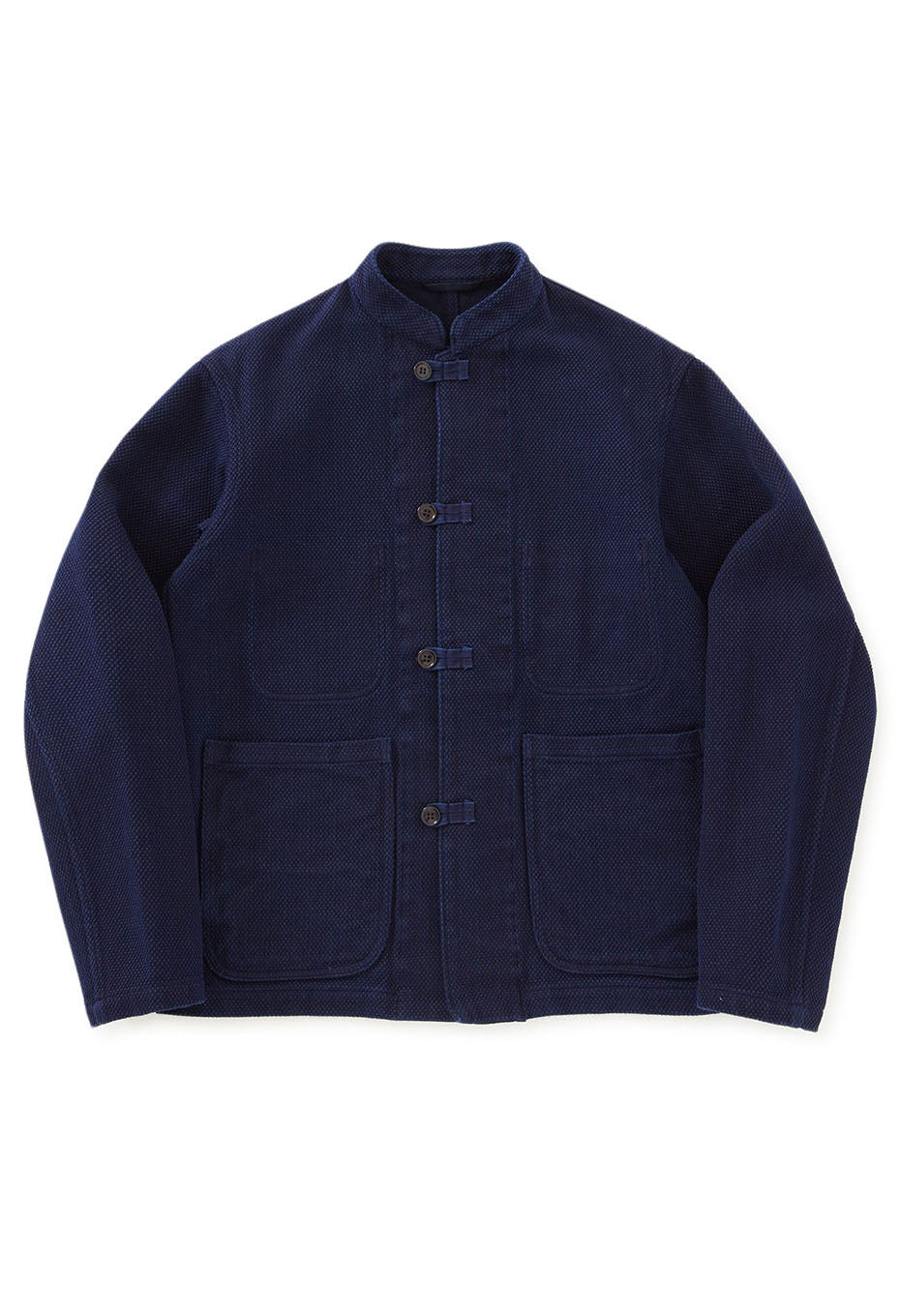 Hongai Light Sashiko Oriental Jacket - INDIGO