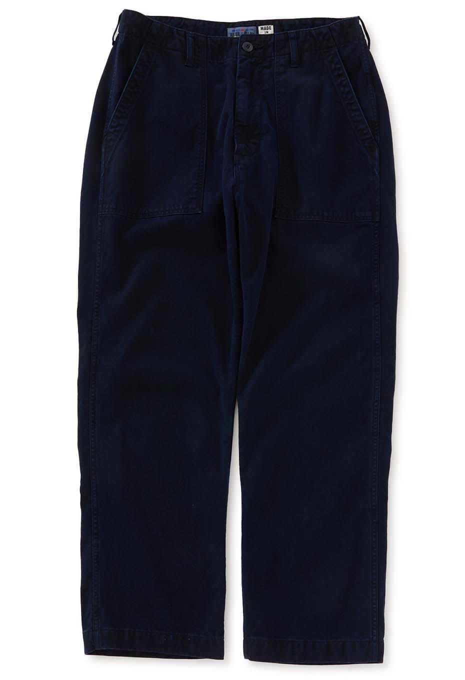 Cotton Tencel Twill Fatigue Pants - INDIGO