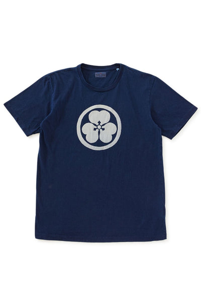 Oxalis Bassen Indigo T-shirt - INDIGO