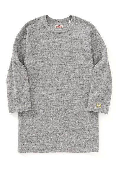 ストレッチフライス ハーフスリーブ Tシャツ - GREY