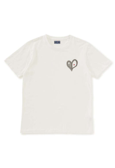 ボカシハート Ｔシャツ - WHITE