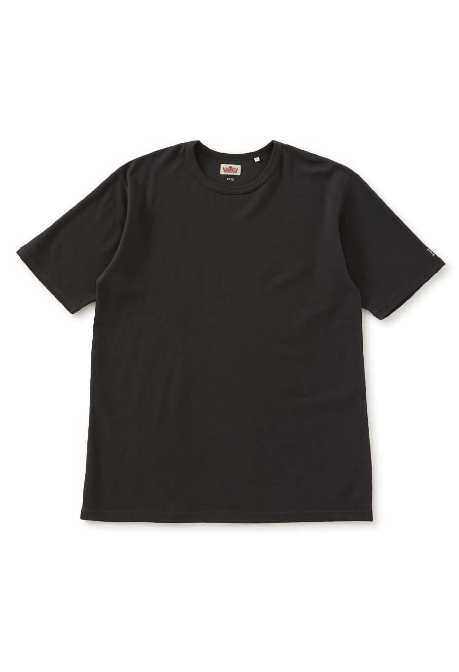 ストレッチフライス コンフォータブル ショートスリーブ Tシャツ - CHARCOAL