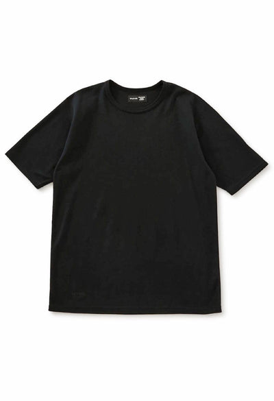 WILDSIDE × HOLLYWOOD RANCH MARKET /ストレッチフライス ショートスリーブ Ｔシャツ - BLACK