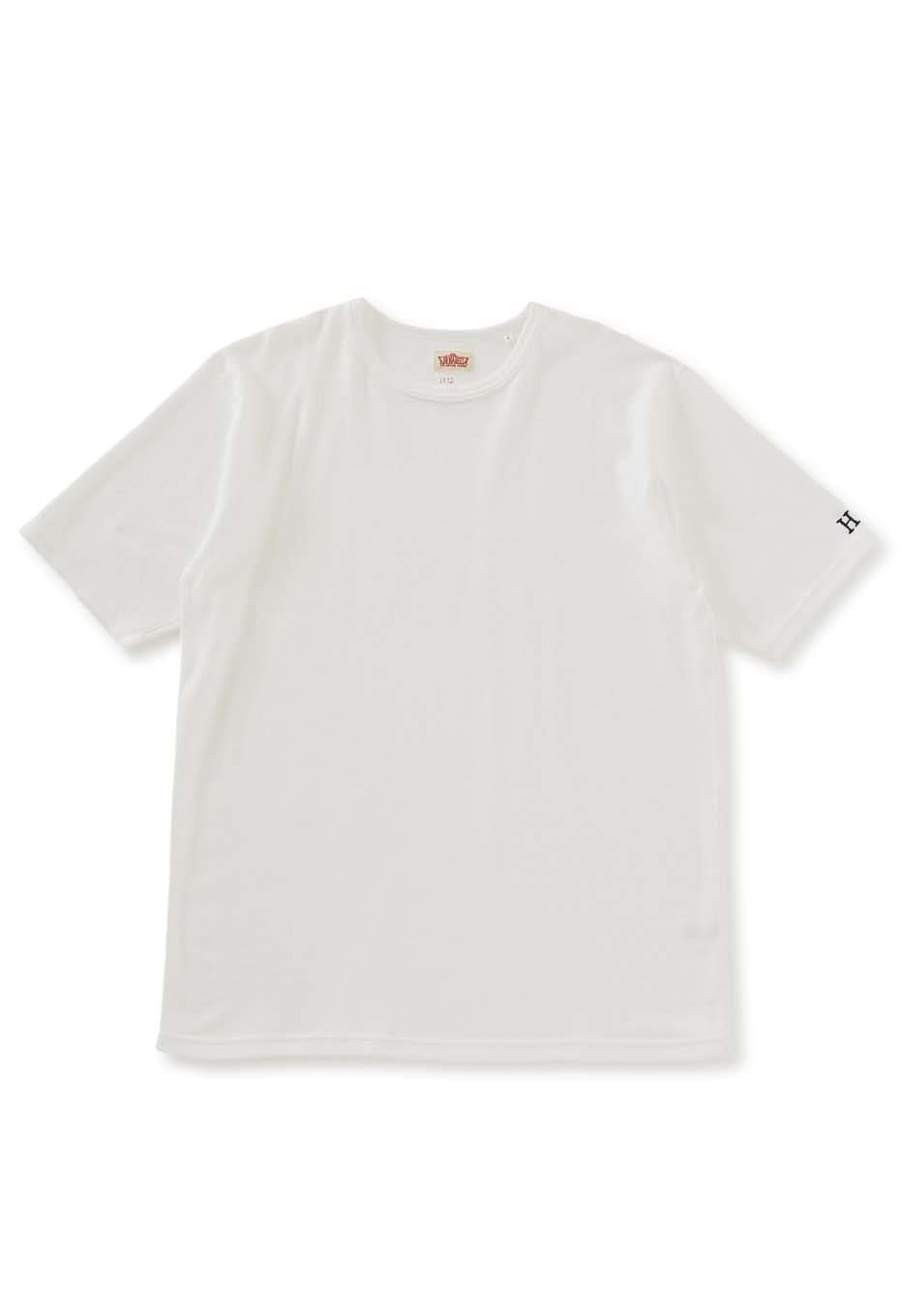 ストレッチフライス コンフォータブル ショートスリーブ Tシャツ - WHITE