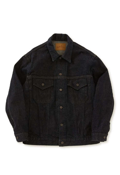 JK01 セルビッチデニム 3rdタイプ トラッカージャケット - INDIGO