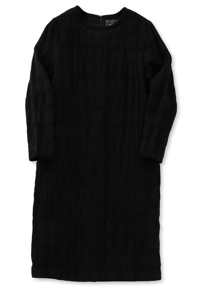REWORK Furoshiki Check Jacquard Dress - ONE