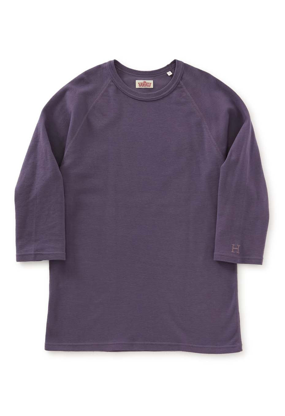 ストレッチフライス ハーフスリーブ Tシャツ - DK PURPLE
