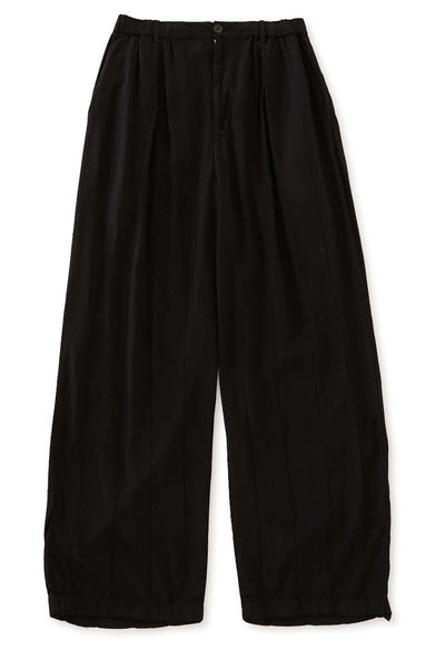 Shimasashi Koshishu Black Easy Pants - BLACK