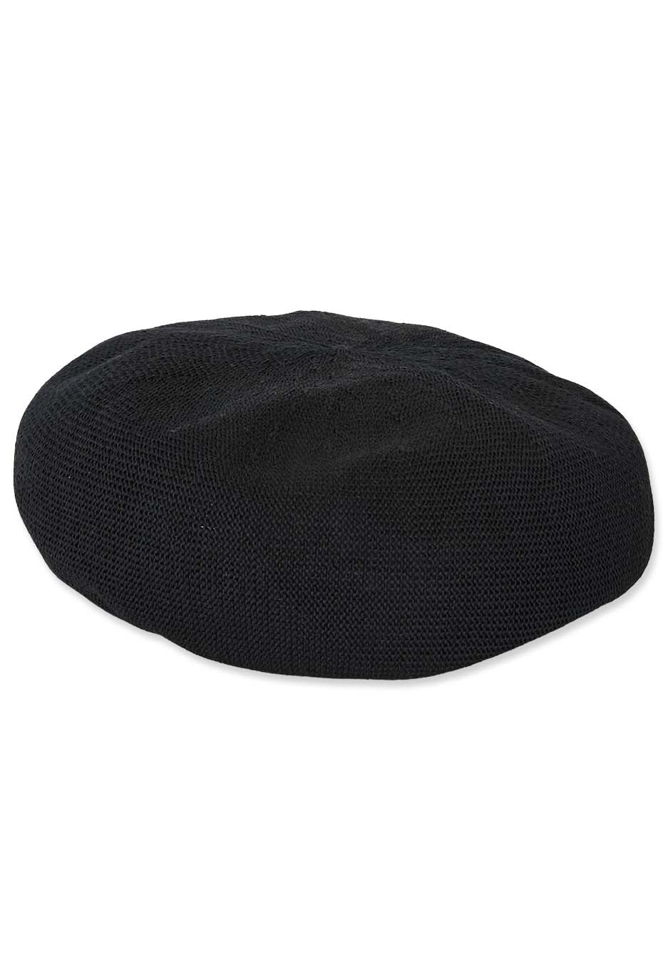 Gimamen knit beret - BLACK