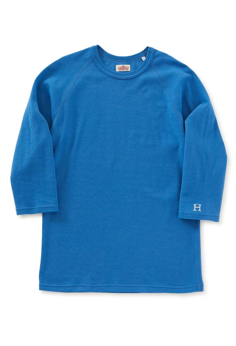 ストレッチフライス ハーフスリーブ Tシャツ - ROYAL BLUE