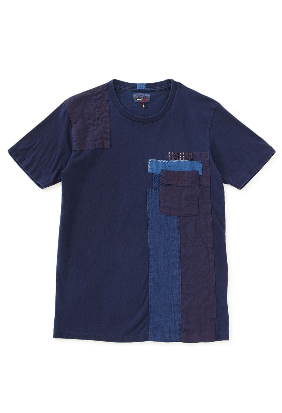 インディゴ テゾメ ネンリン ショートスリーブTシャツ - INDIGO