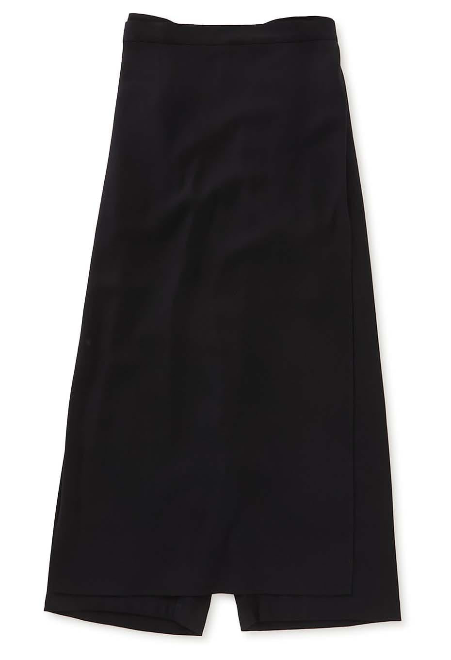 Stretch Dry Twill Wide Wrap Pants Women's - DARK NAVY