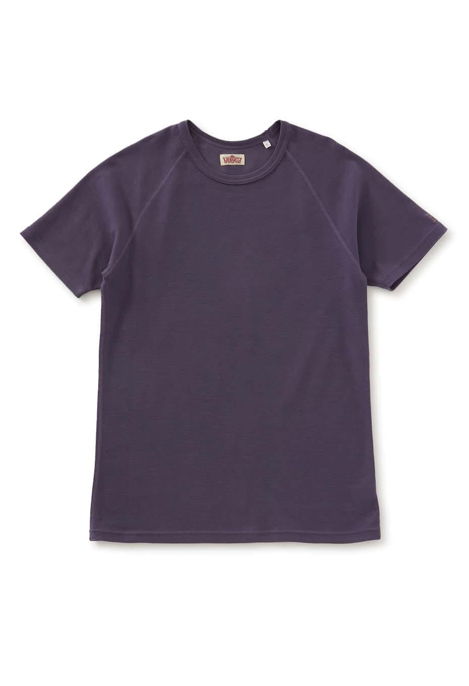 ストレッチフライス ショートスリーブ Tシャツ - DK PURPLE