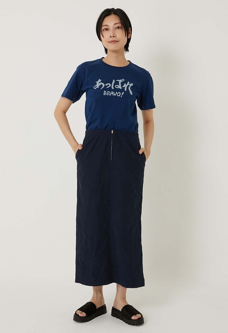 あっぱれ バッセン インディゴ Ｔシャツ - INDIGO
