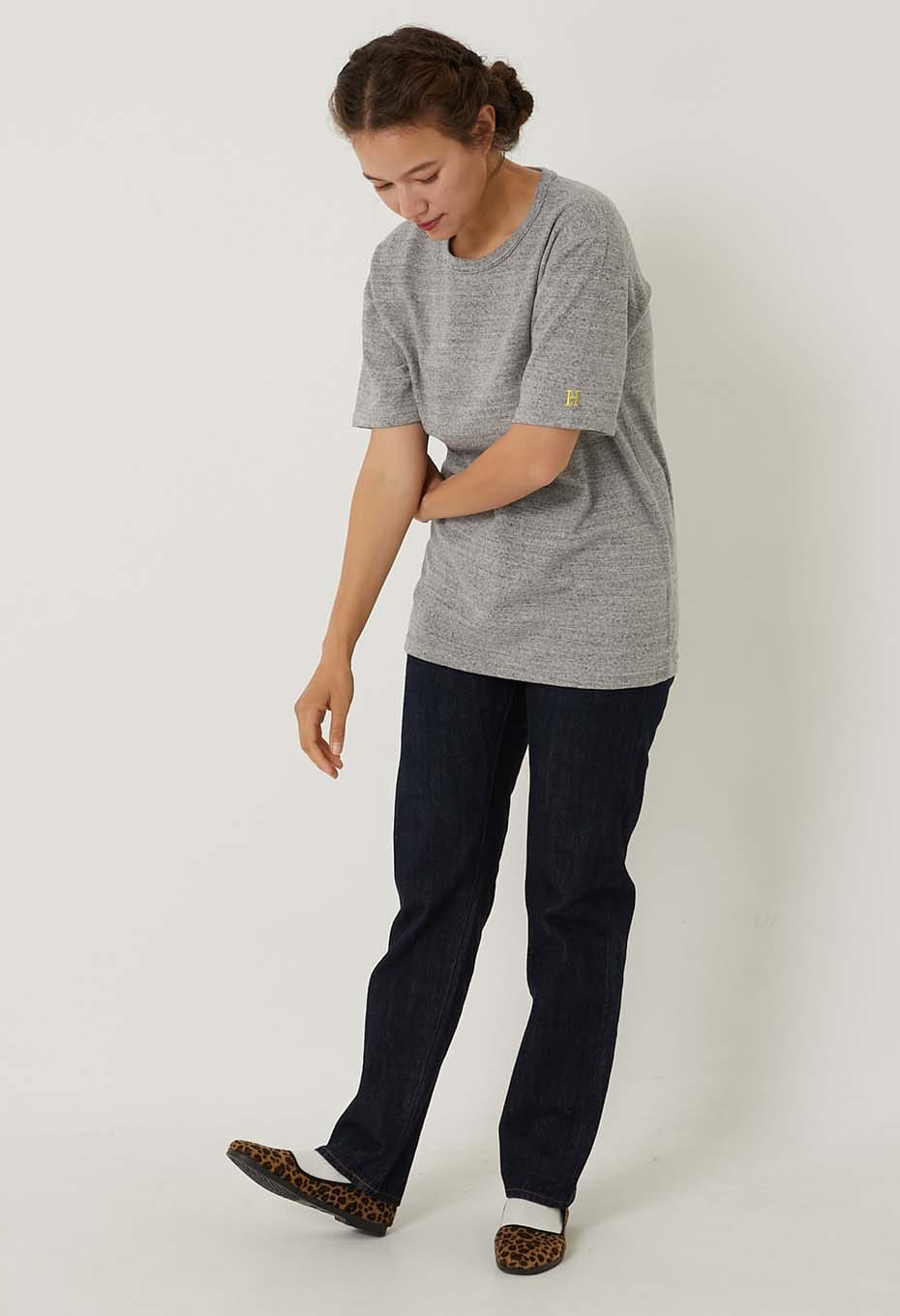 ストレッチフライス コンフォータブル ショートスリーブ Tシャツ - GREY