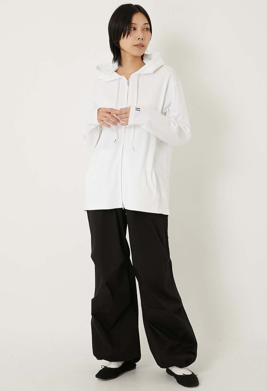 Stretch Fraise 9.5oz ZIPUP Parka - WHITE