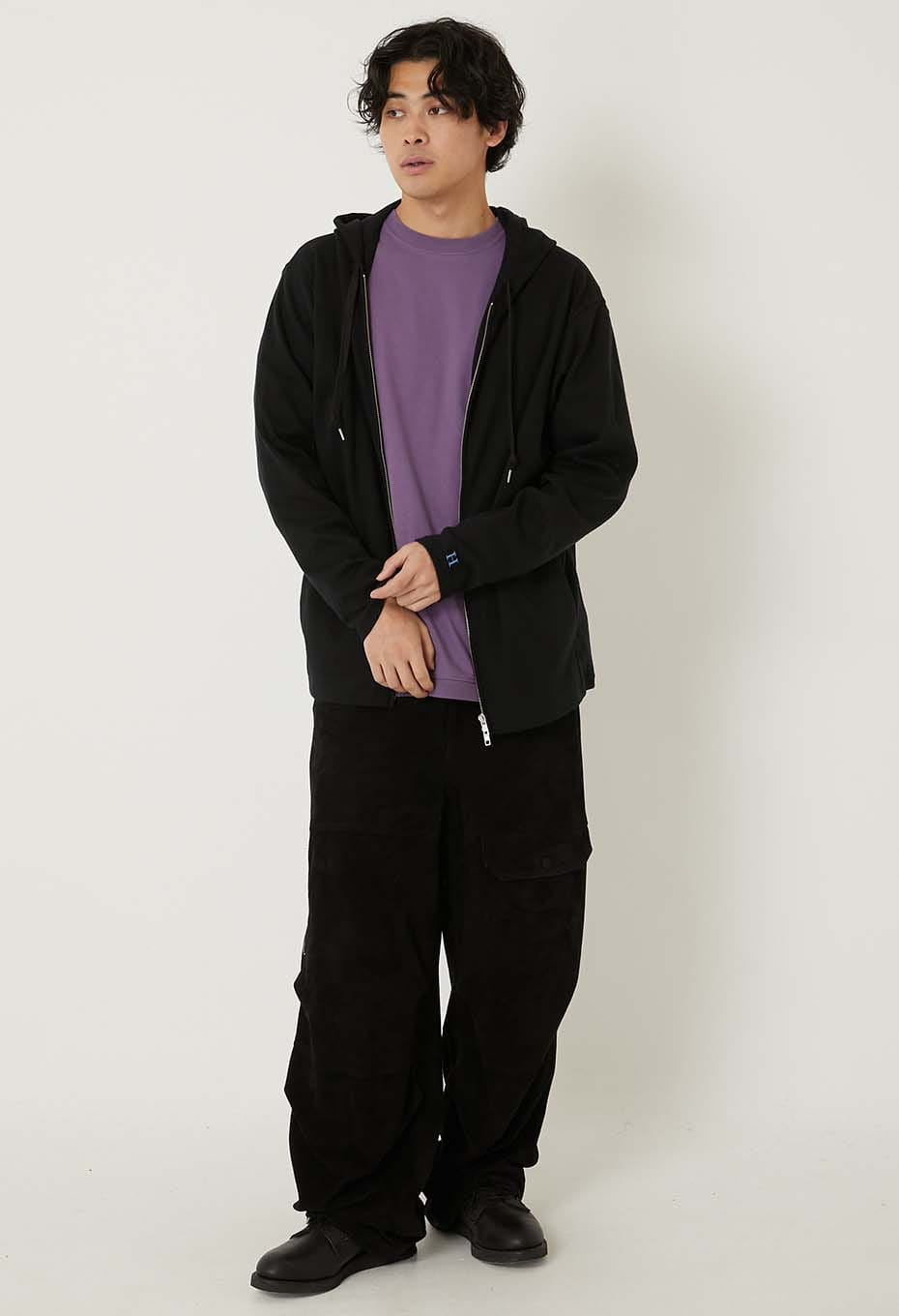Stretch Fraise 9.5oz ZIPUP Parka - BLACK