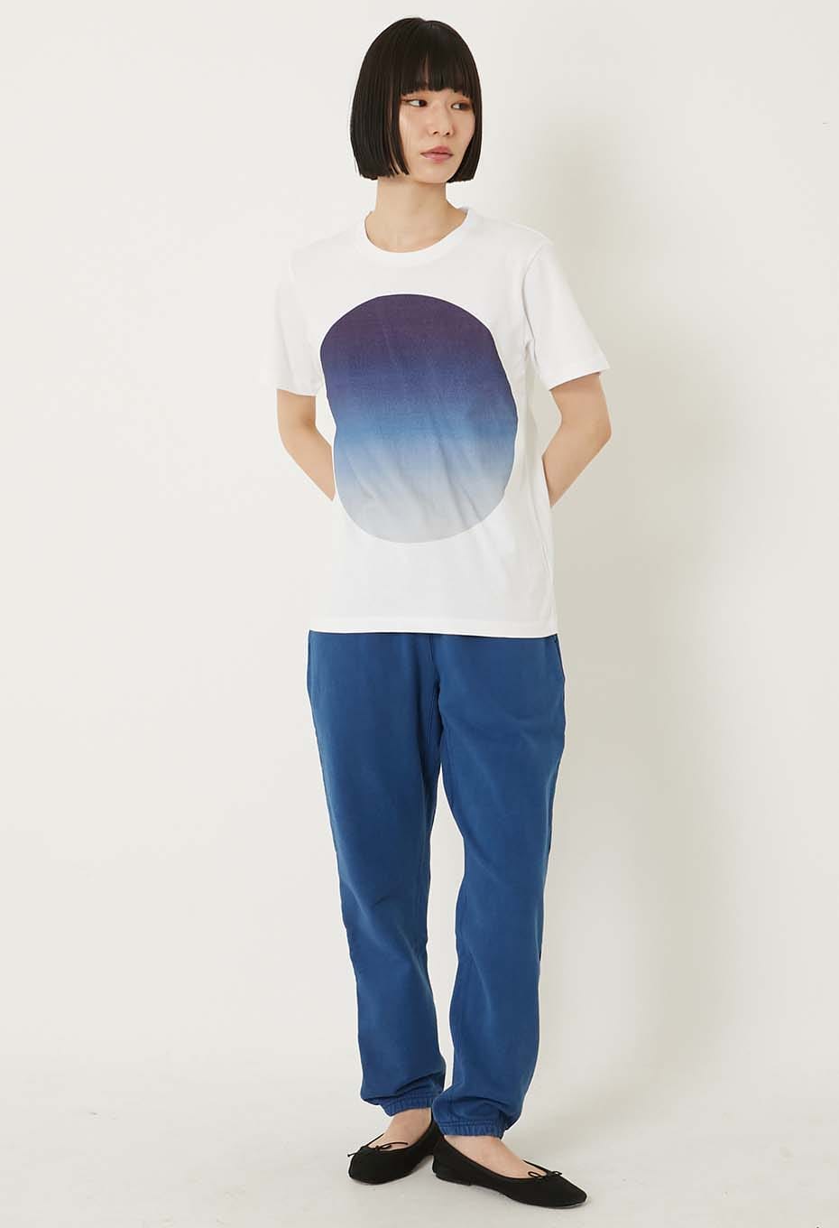 Organic Urake Tezome Sweatpants Unisex - BLUE