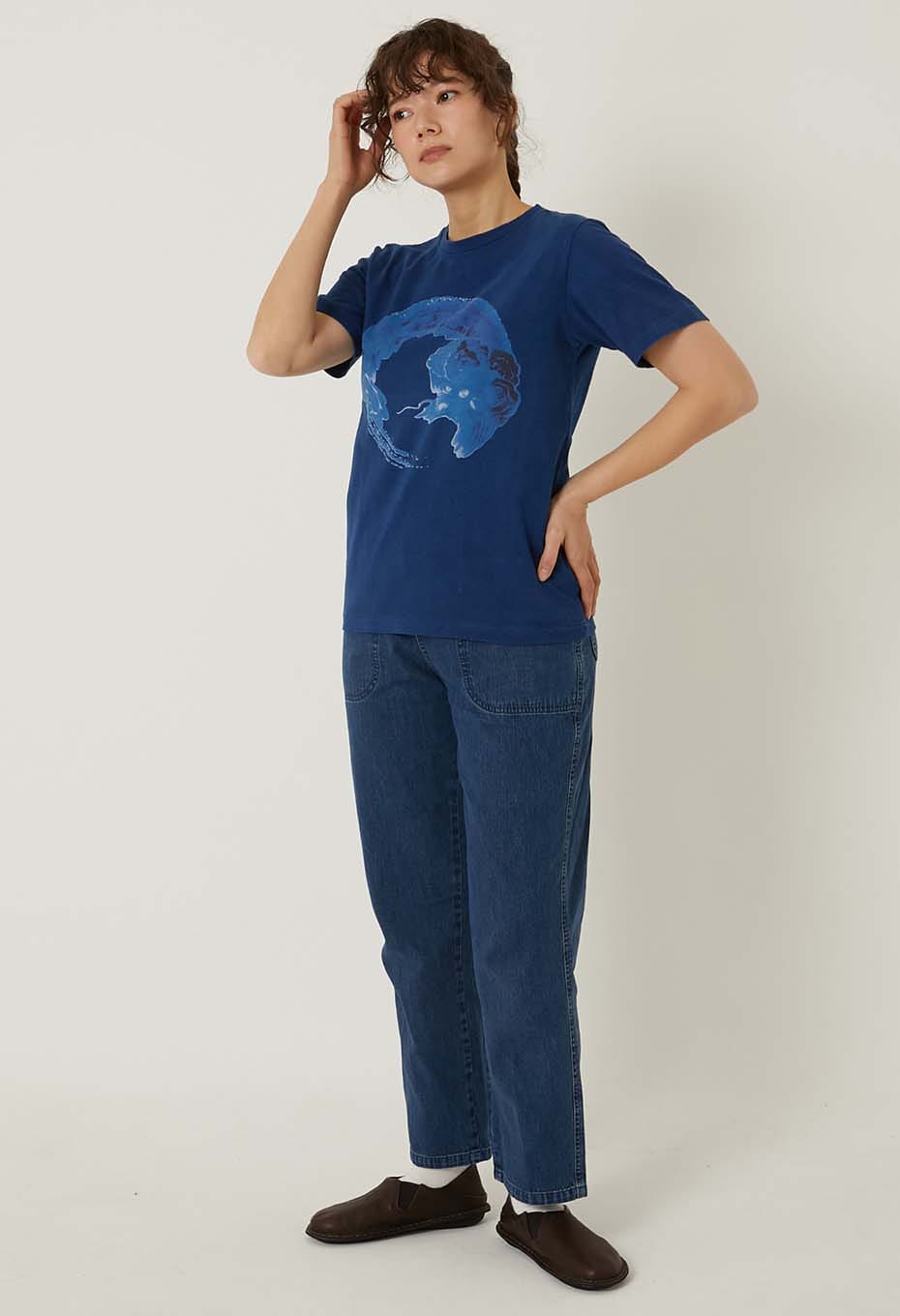 インディゴドラゴン バッセン Ｔシャツ - INDIGO