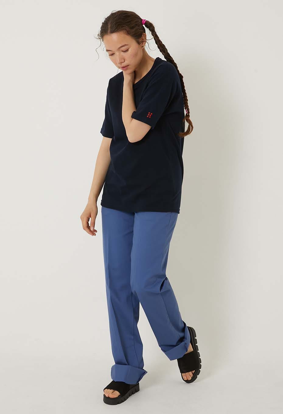 ストレッチフライス コンフォータブル ショートスリーブ Tシャツ - DARK NAVY