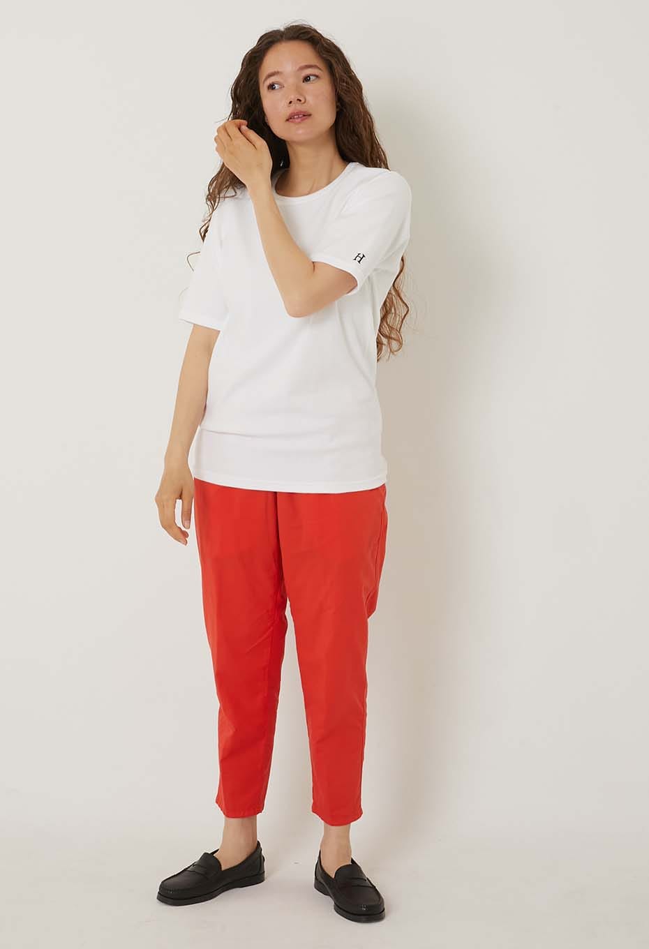 ストレッチフライス コンフォータブル ショートスリーブ Tシャツ - WHITE