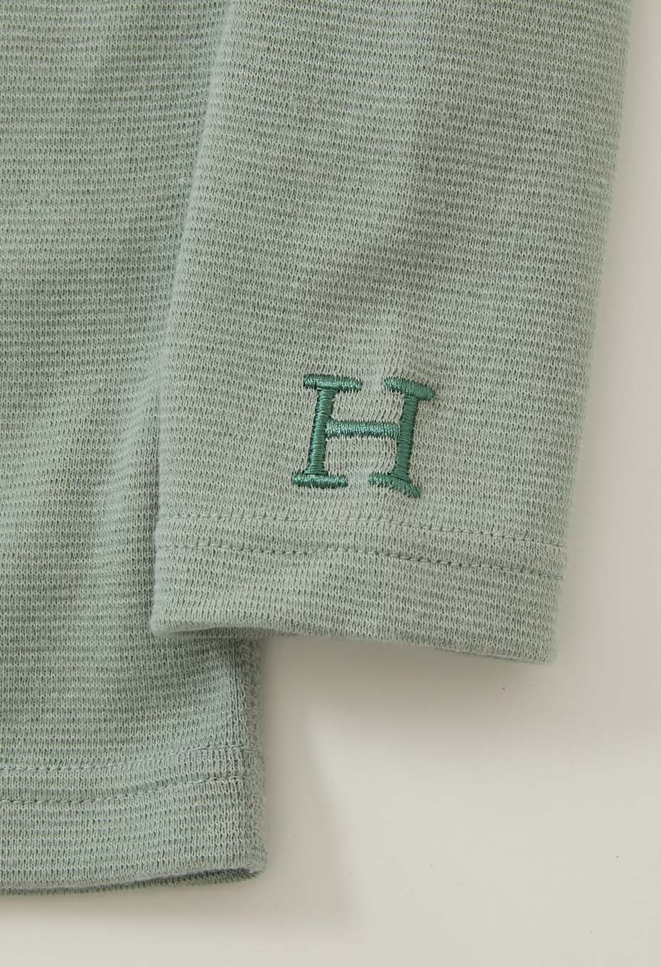 キッズ ストレッチフライス ロングスリーブ  Tシャツ - SAGE GREEN