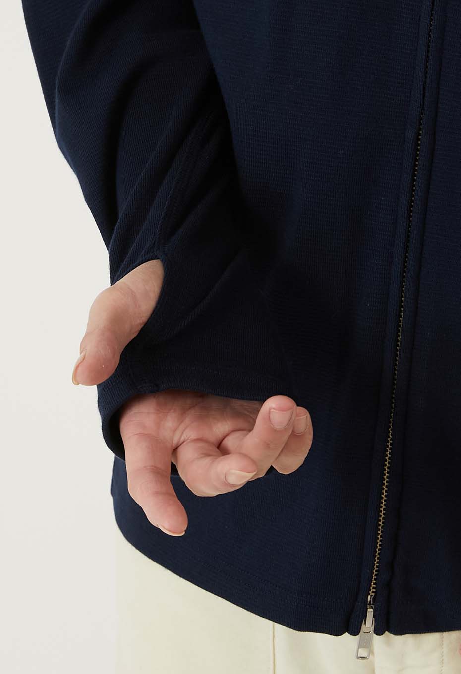 Stretch Fraise 9.5oz ZIPUP Parka - DARK NAVY