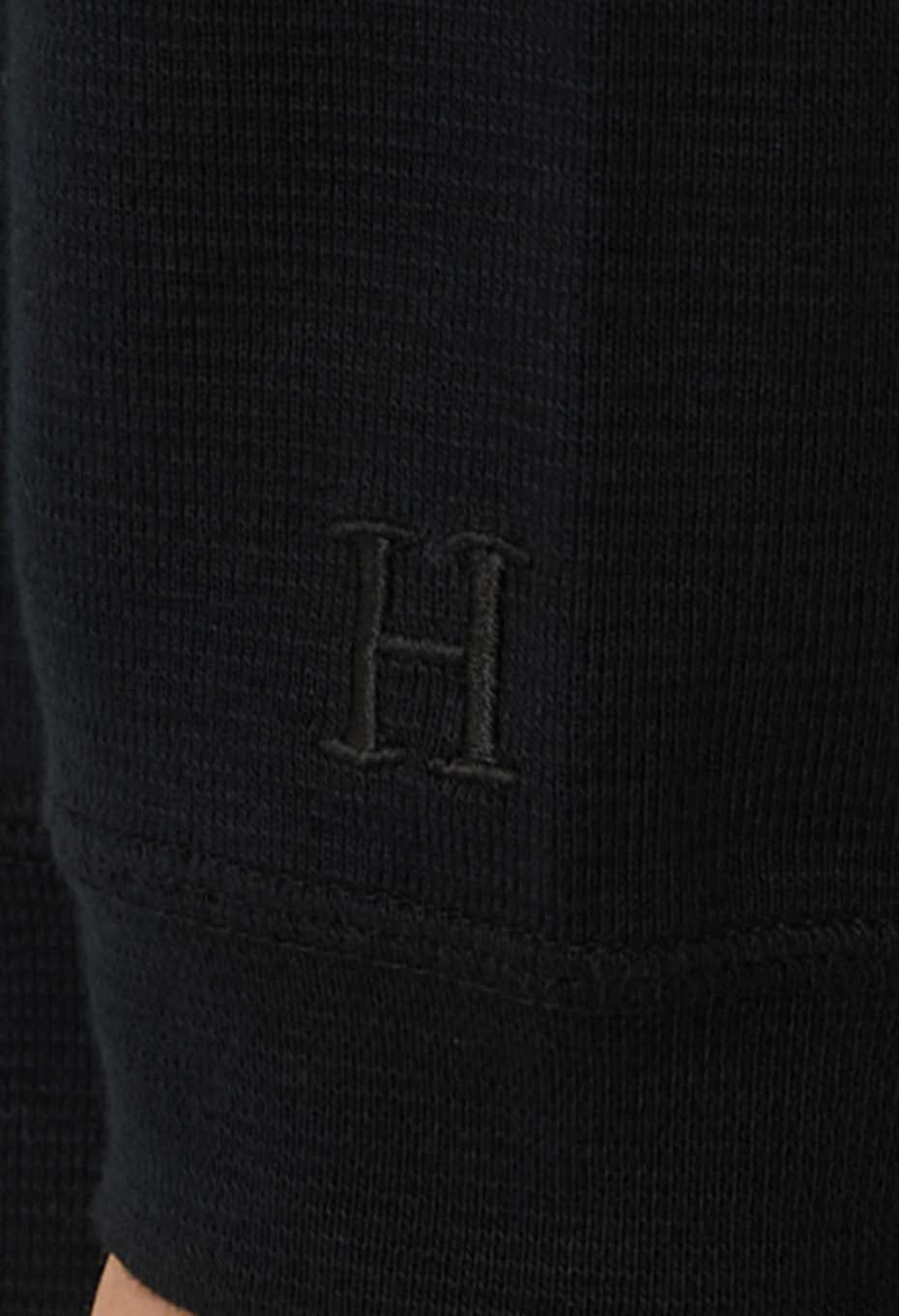 WILDSIDE × HOLLYWOOD RANCH MARKET /Stretch Fraise Hemrib T-shirt - BLACK